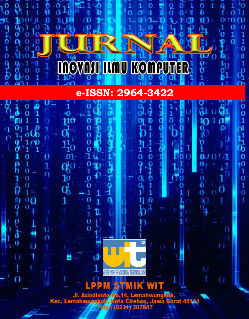 Vol. 3 No. 1 (2024): Jurnal Inovasi Ilmu Komputer, Desember 2024 ...