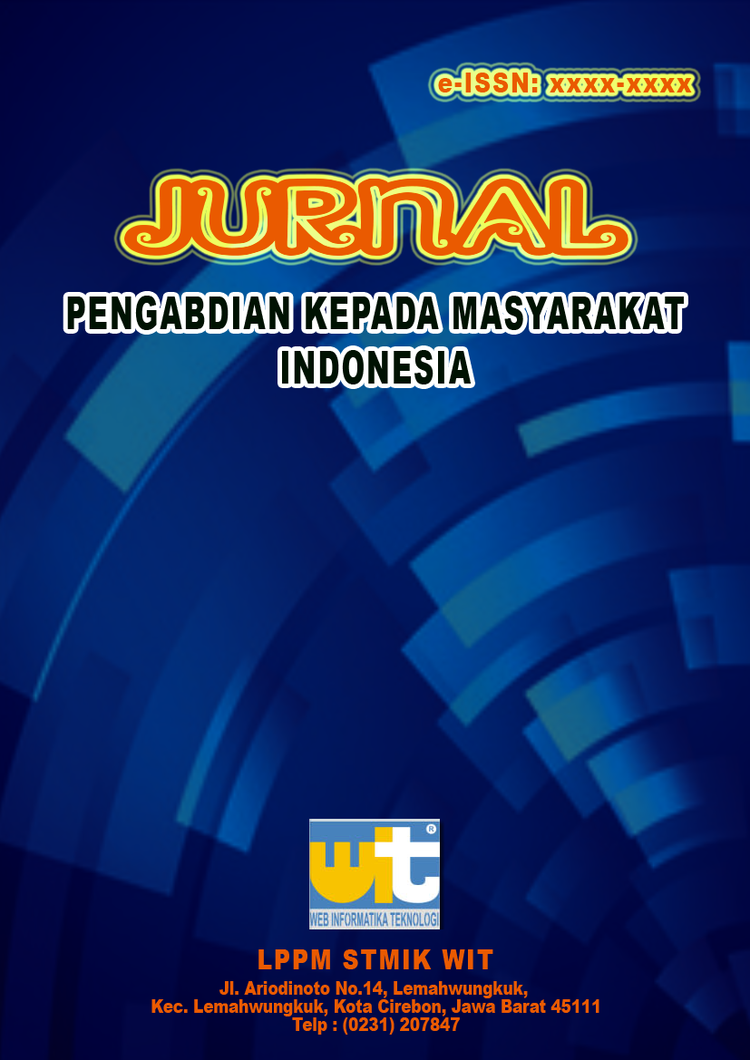 					View Vol. 2 No. 1 (2026): Jurnal Pengabdian kepada Masyarakat Indonesia (JPkMI)
				